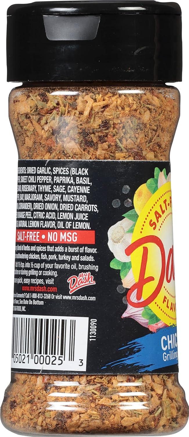 image:imageDash SaltFree Grilling Blend Chicken 24 OunceGarlic Onion Pepper Sweet