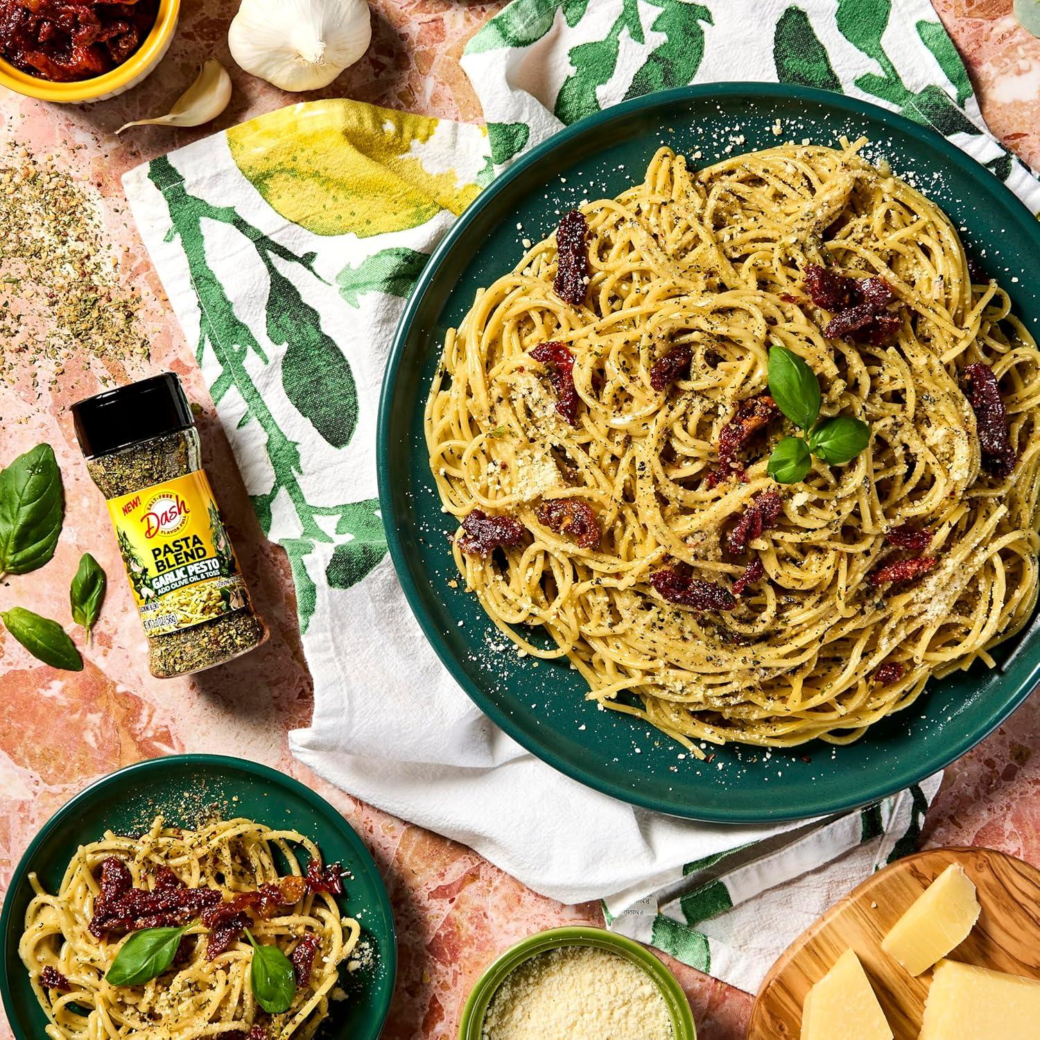 image:imageDash SaltFree Pasta Seasoning Blends Spicy Italian 16 Ounce Pack of 8Garlic Pesto