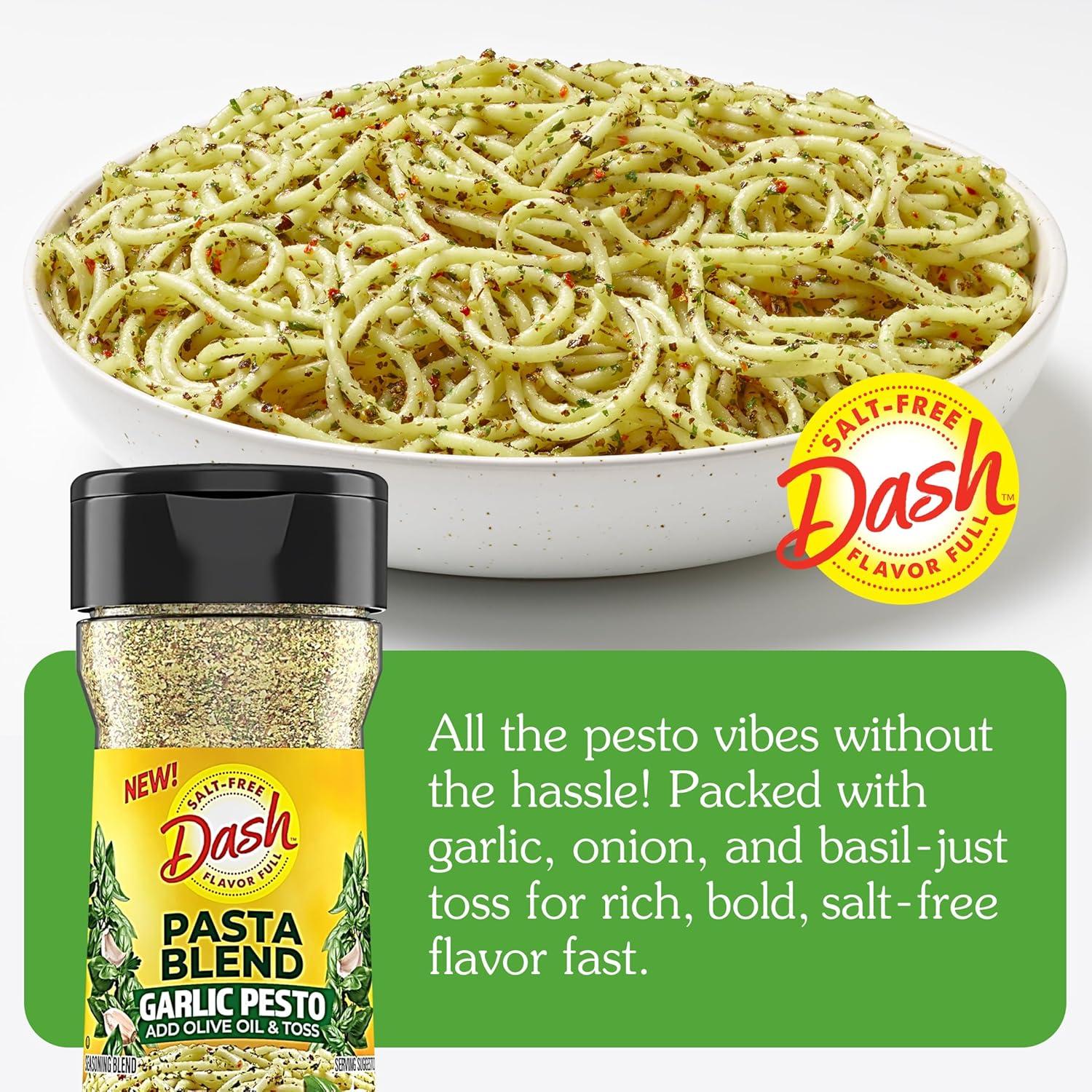 image:imageDash SaltFree Pasta Seasoning Blends Spicy Italian 16 Ounce Pack of 8Garlic Pesto