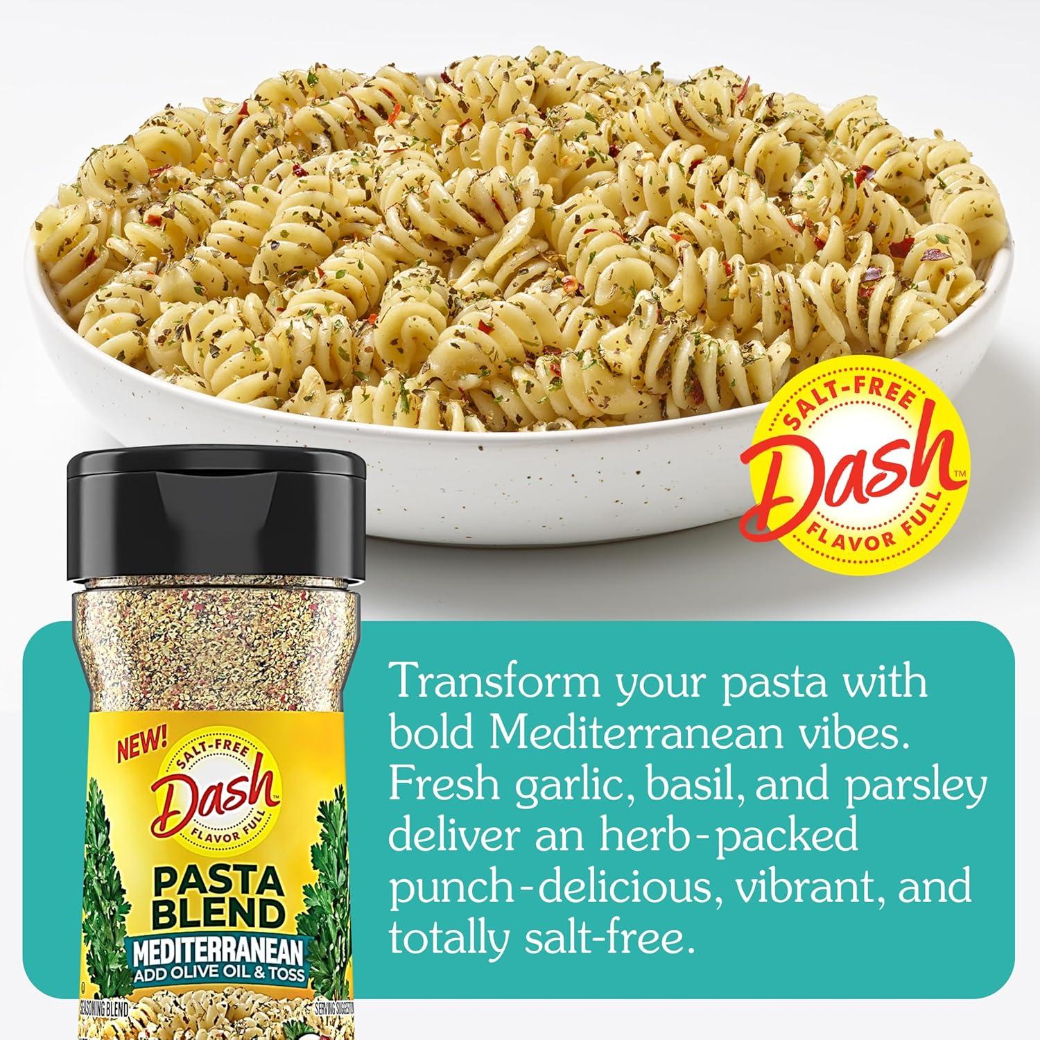 image:imageDash SaltFree Pasta Seasoning Blends Spicy Italian 16 Ounce Pack of 8Mediterranean
