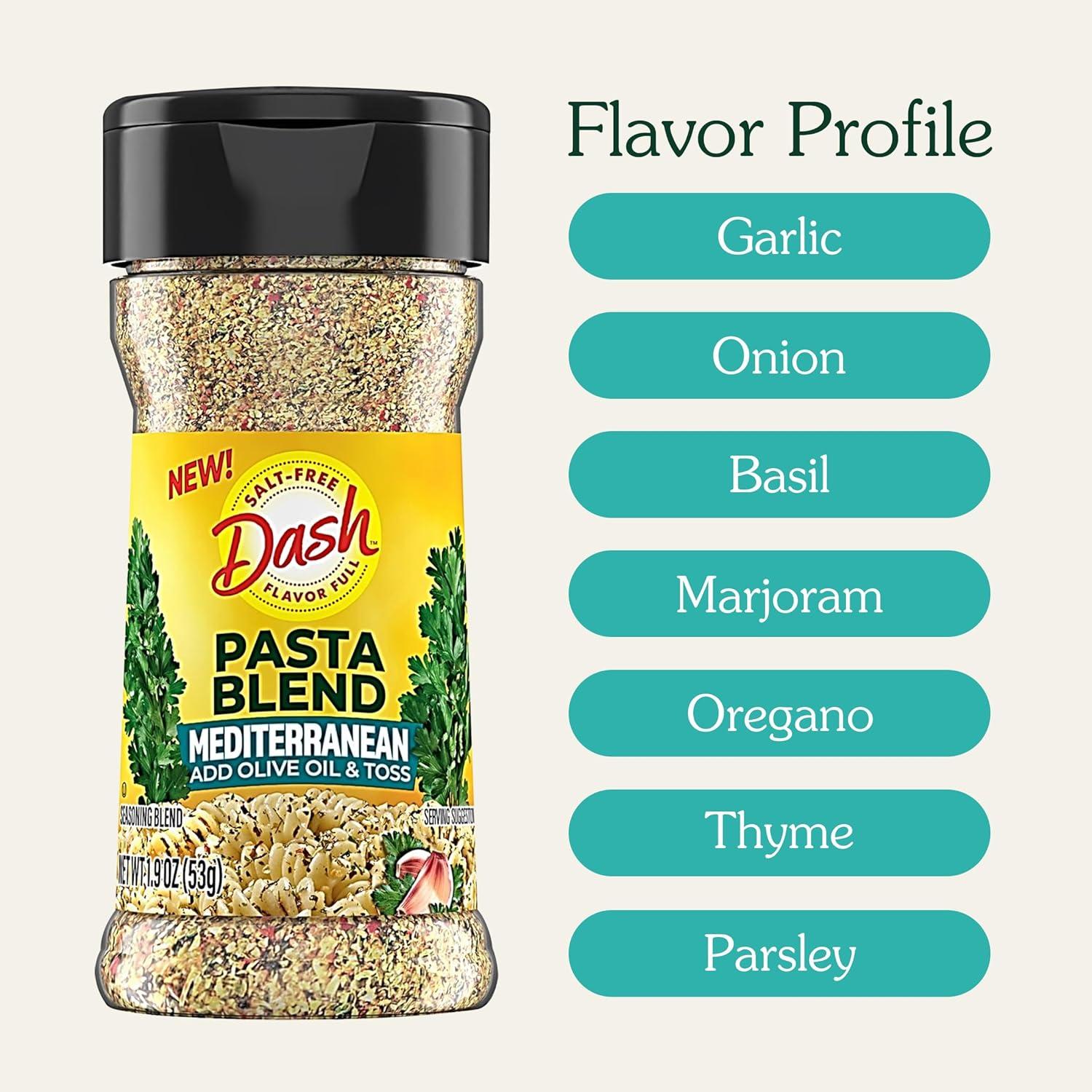 image:imageDash SaltFree Pasta Seasoning Blends Spicy Italian 16 Ounce Pack of 8Mediterranean