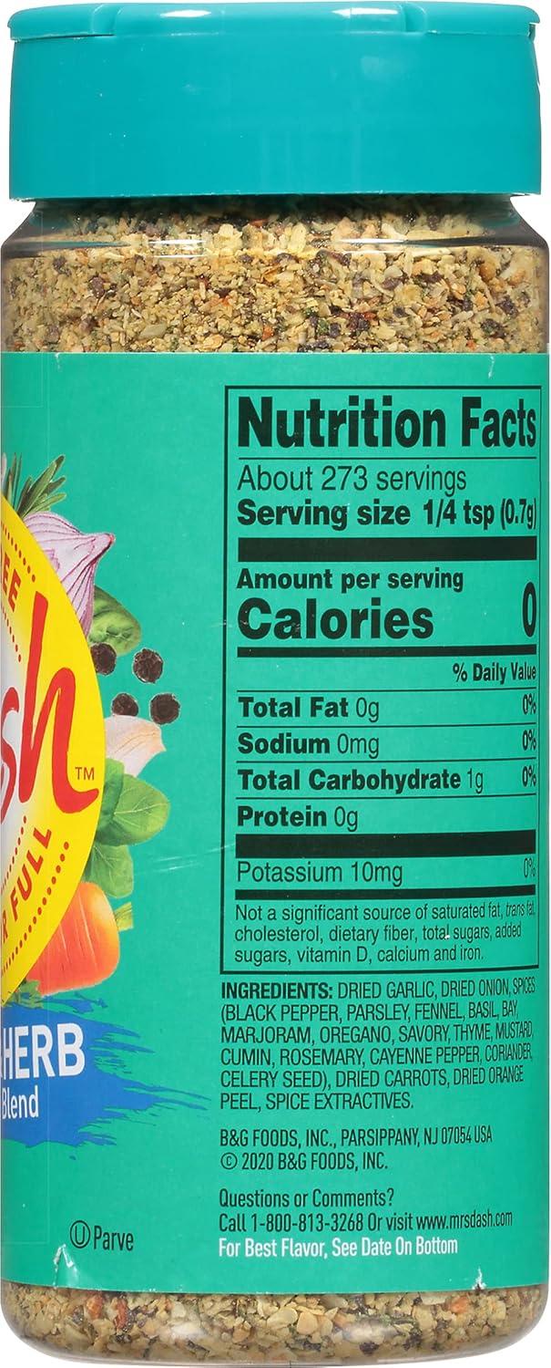 image:imageDash SaltFree Seasoning Blend Garlic amp Herb 675 Ounce675 Ounce Pack of 2