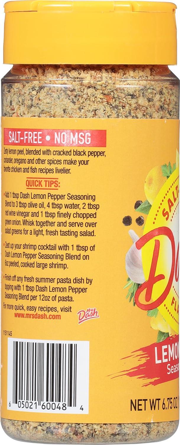 image:imageDash SaltFree Seasoning Blend Lemon Pepper 675 Ounce675 Ounce Pack of 2