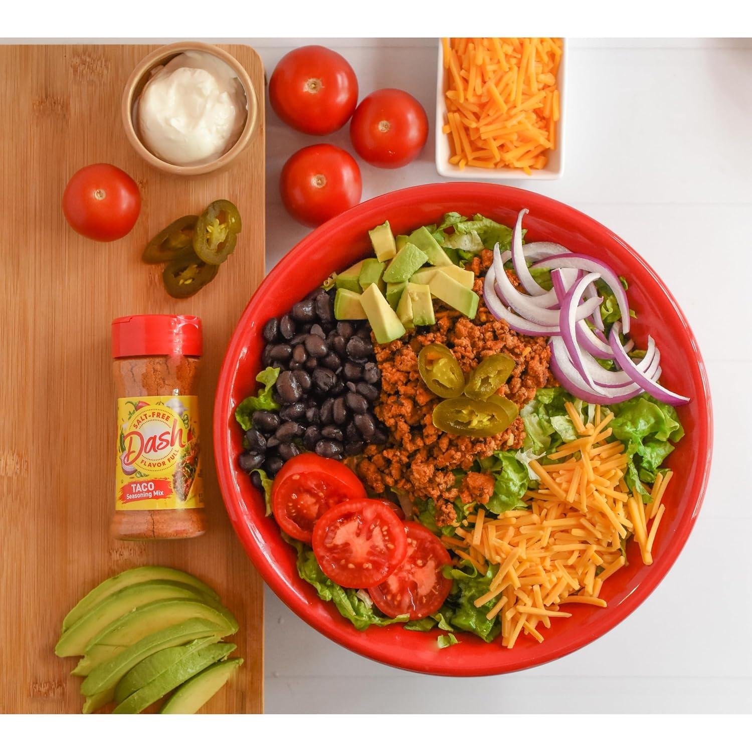 image:imageDash SaltFree Seasoning Blend Onion amp Herb 25 Ounce Pack of 8Taco Seasoning