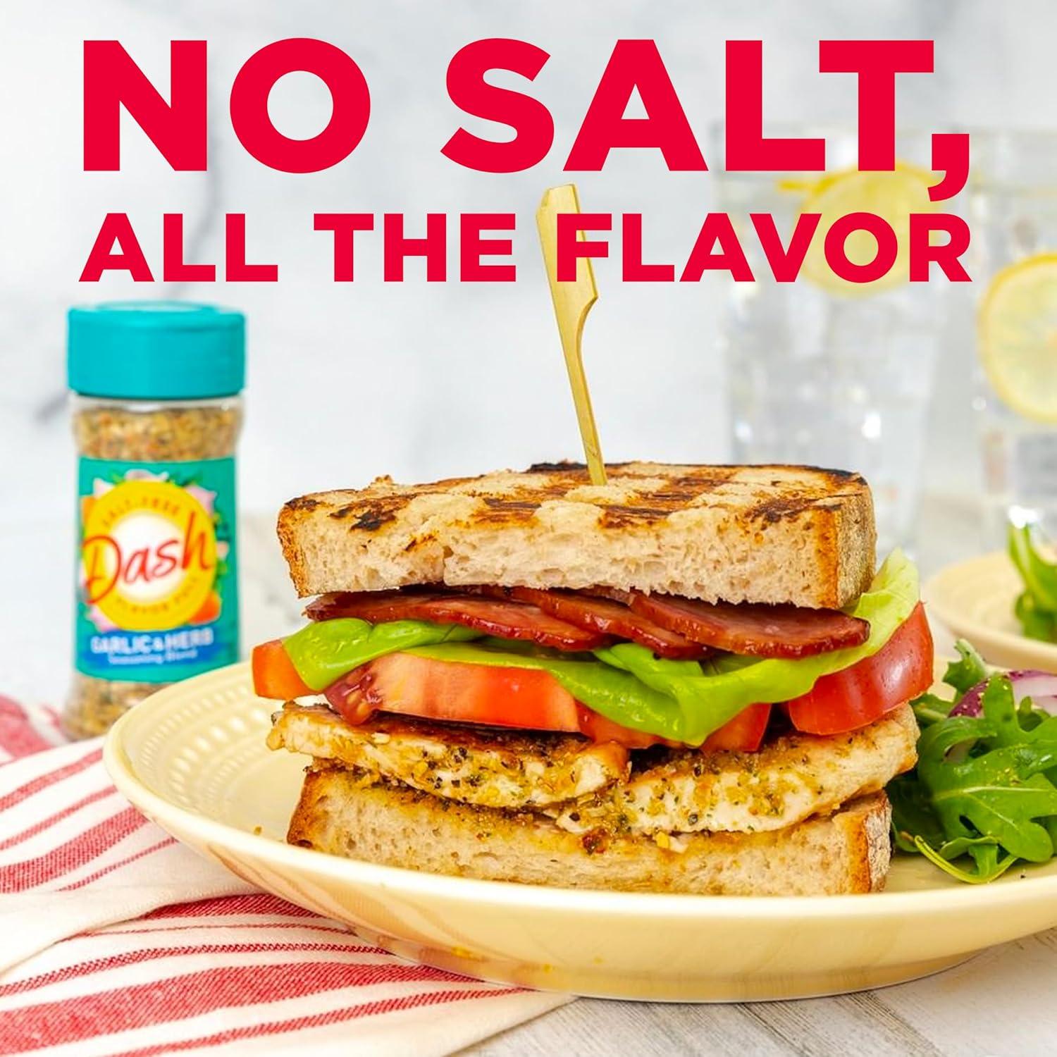 image:imageDash SaltFree Seasoning Blend Original 21 OunceGarlic and Herb