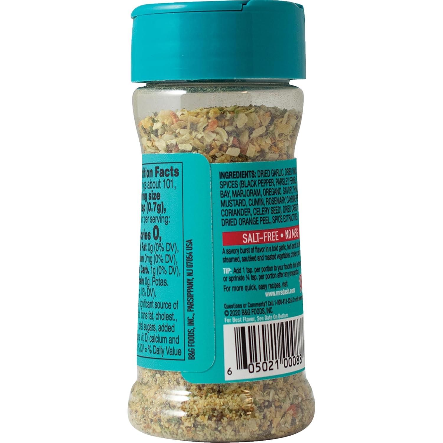 image:imageDash SaltFree Seasoning Blend Southwest Chipotle 25 OunceGarlic Herb