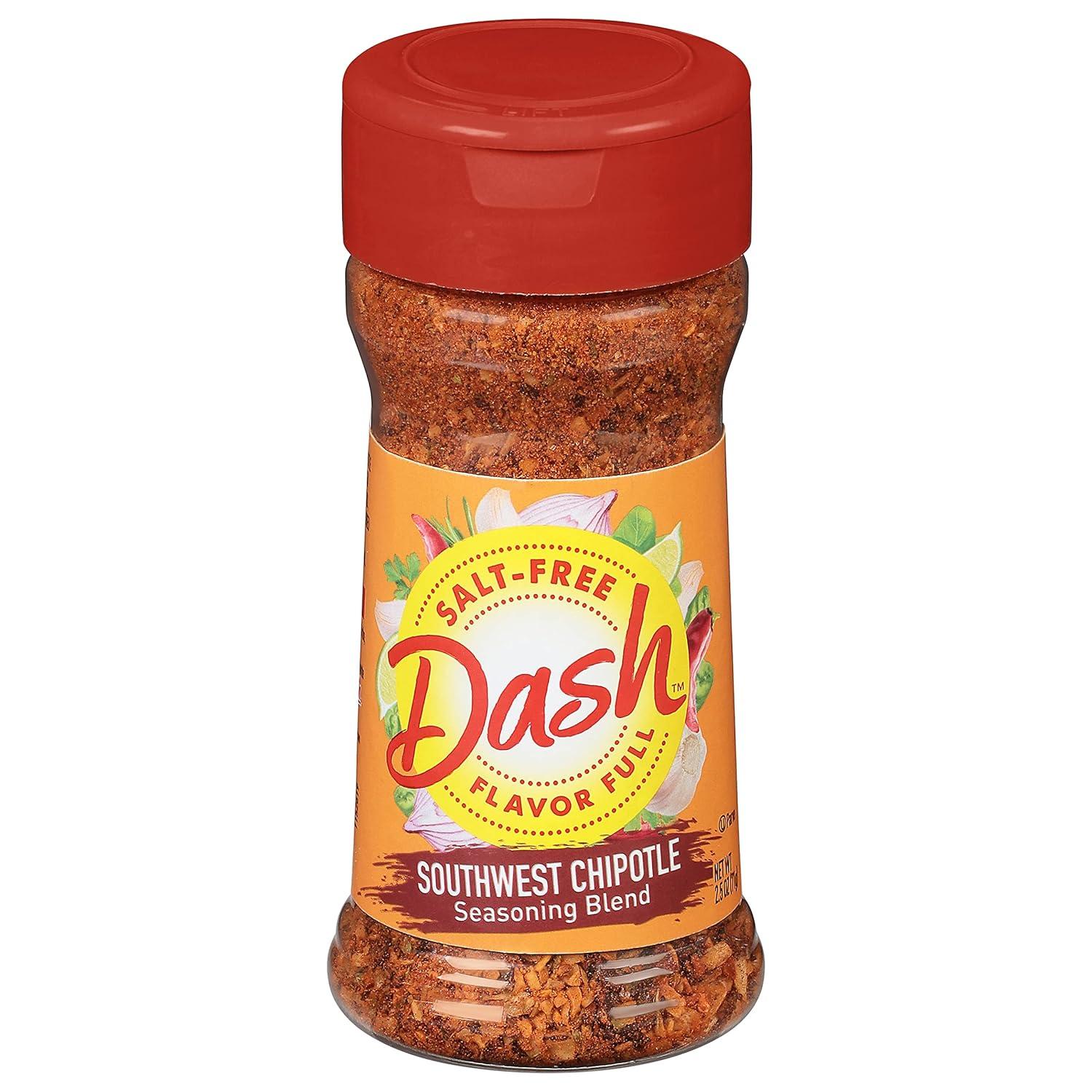 image:imageDash SaltFree Seasoning Blend Southwest Chipotle 25 OunceSouthwest Chipotle