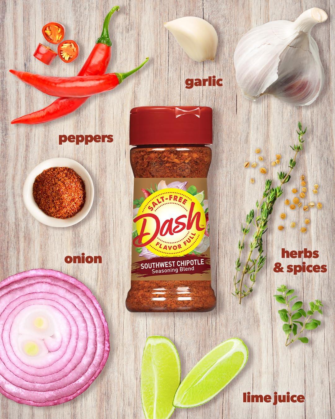 image:imageDash SaltFree Seasoning Blend Southwest Chipotle 25 OunceSouthwest Chipotle