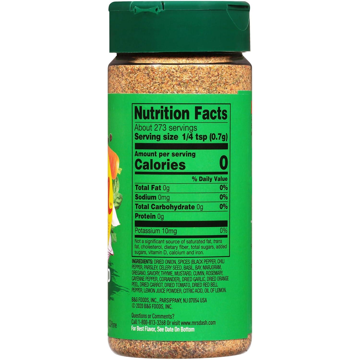 image:imageDash SaltFree Seasoning Blend Table Blend 675 Ounce675 Ounce Pack of 1