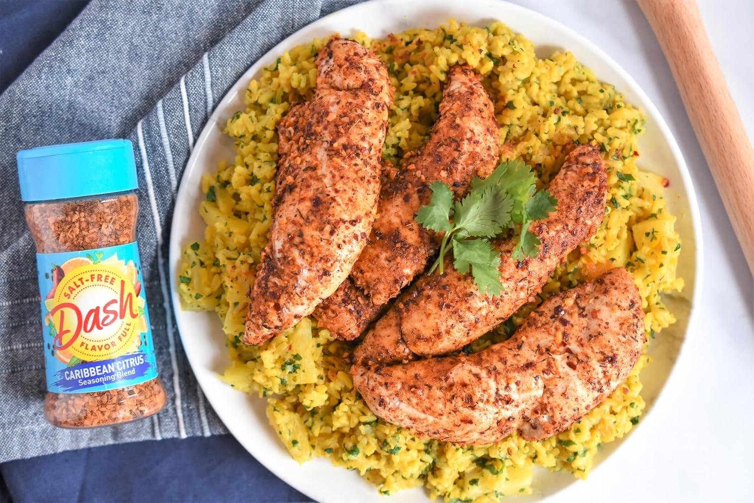 image:imageDash SaltFree Taco Seasoning Blend 25 OunceCaribbean Citrus