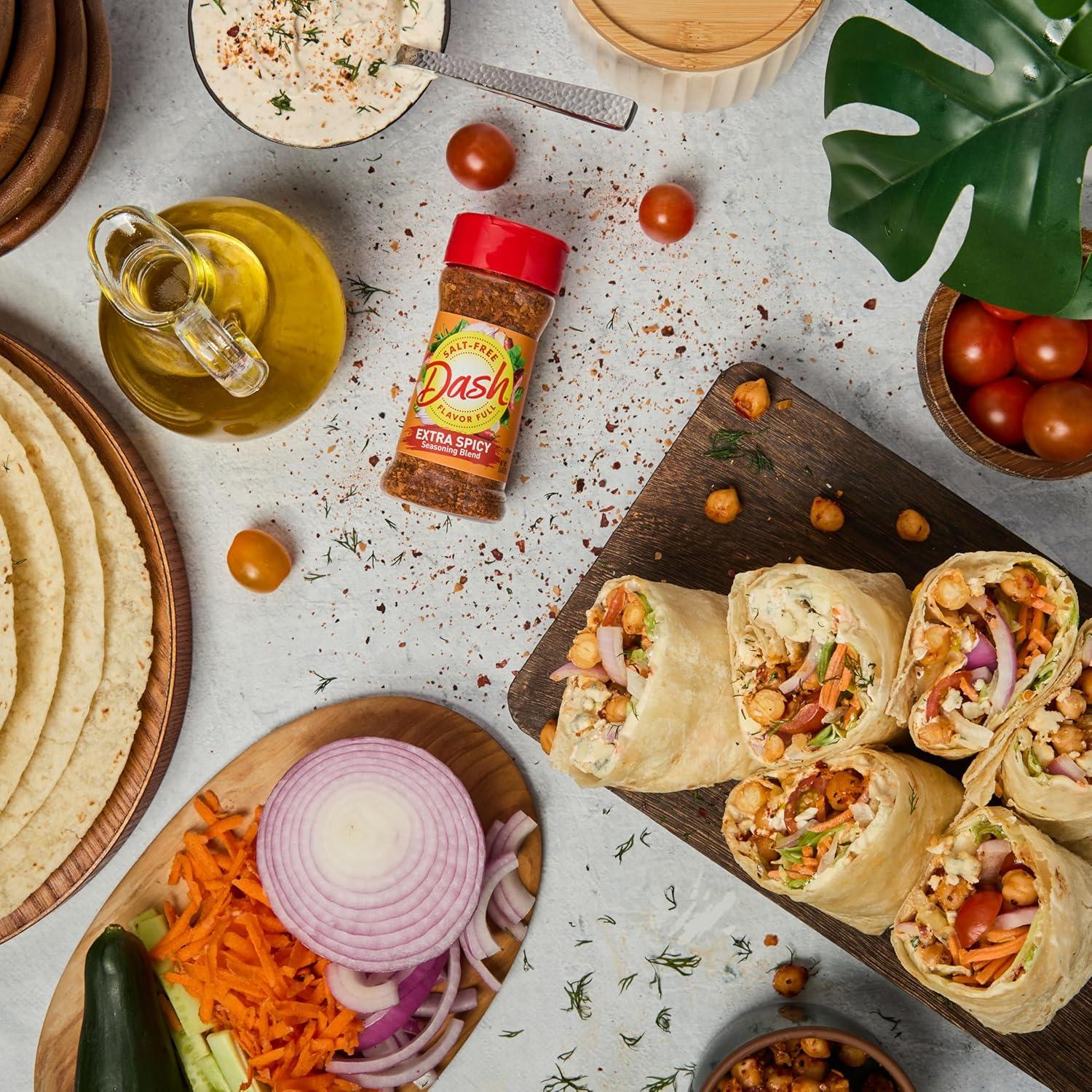 image:imageDash SaltFree Taco Seasoning Blend 25 OunceExtra Spicy