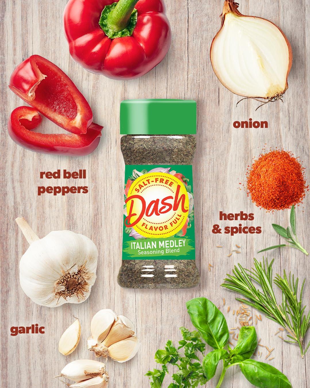 image:imageDash SaltFree Taco Seasoning Blend 25 OunceItalian Medley
