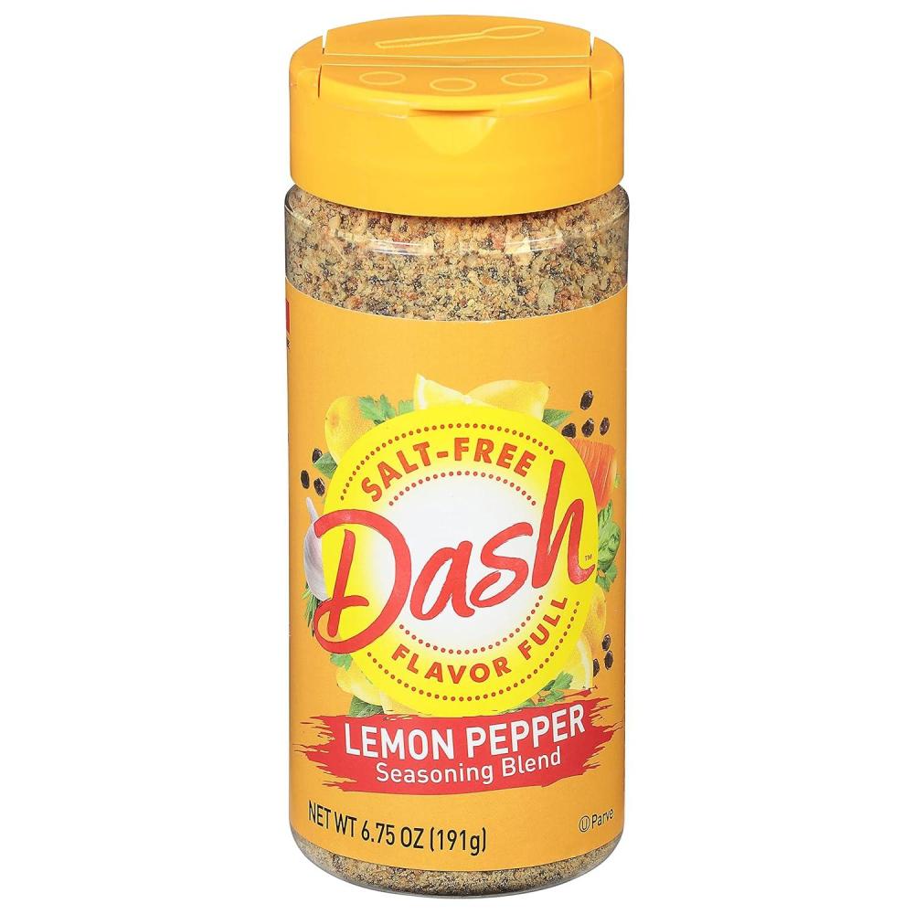 image:imageDash SaltFree Seasoning Blend Lemon Pepper 675 Ounce675 Ounce Pack of 1